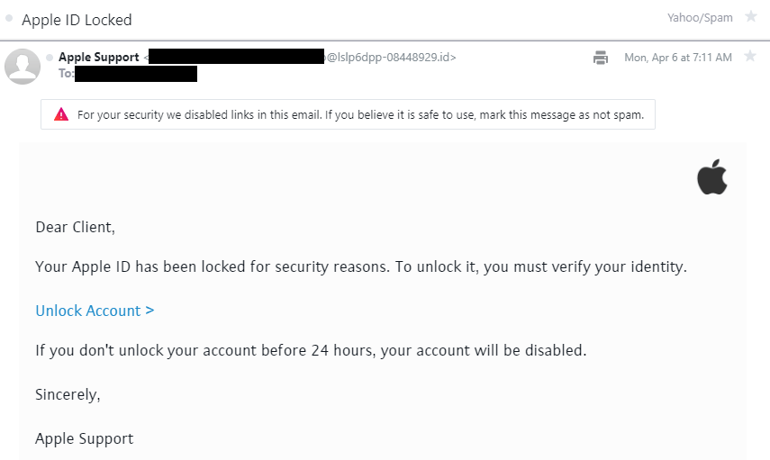 Avoid Spam Emails