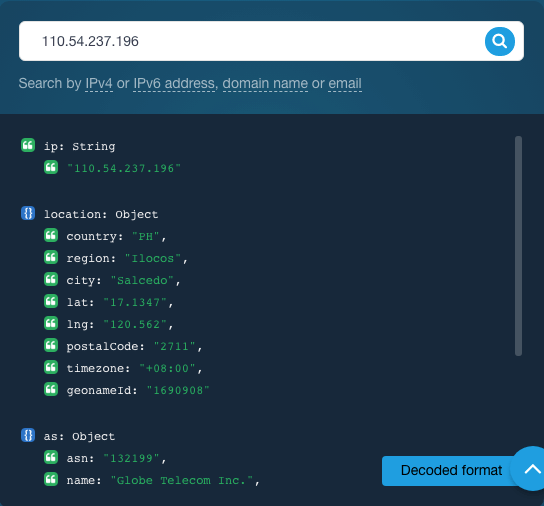 ip2location api