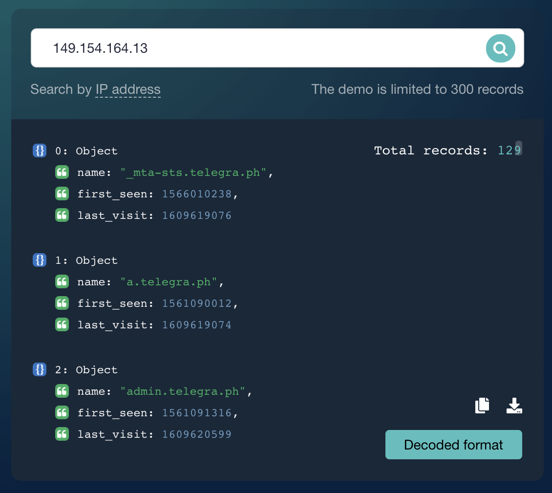 DNS Lookup API, IP Geolocation API, and Reverse IP/DNS API