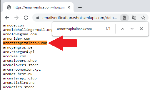List of disposable email addresses