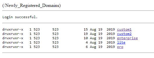 Downloading Newly Registered & Just Expired Domains