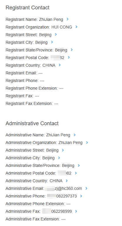 Angaben zum ältesten Registranten und zur administrativen Kontaktperson für xclyd[.]com vom 10. April 2011.